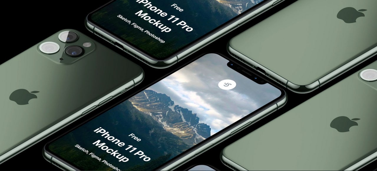 Free iPhone 12, 12 Professional Max, Mini and XR Mockups (PSD, Sketch