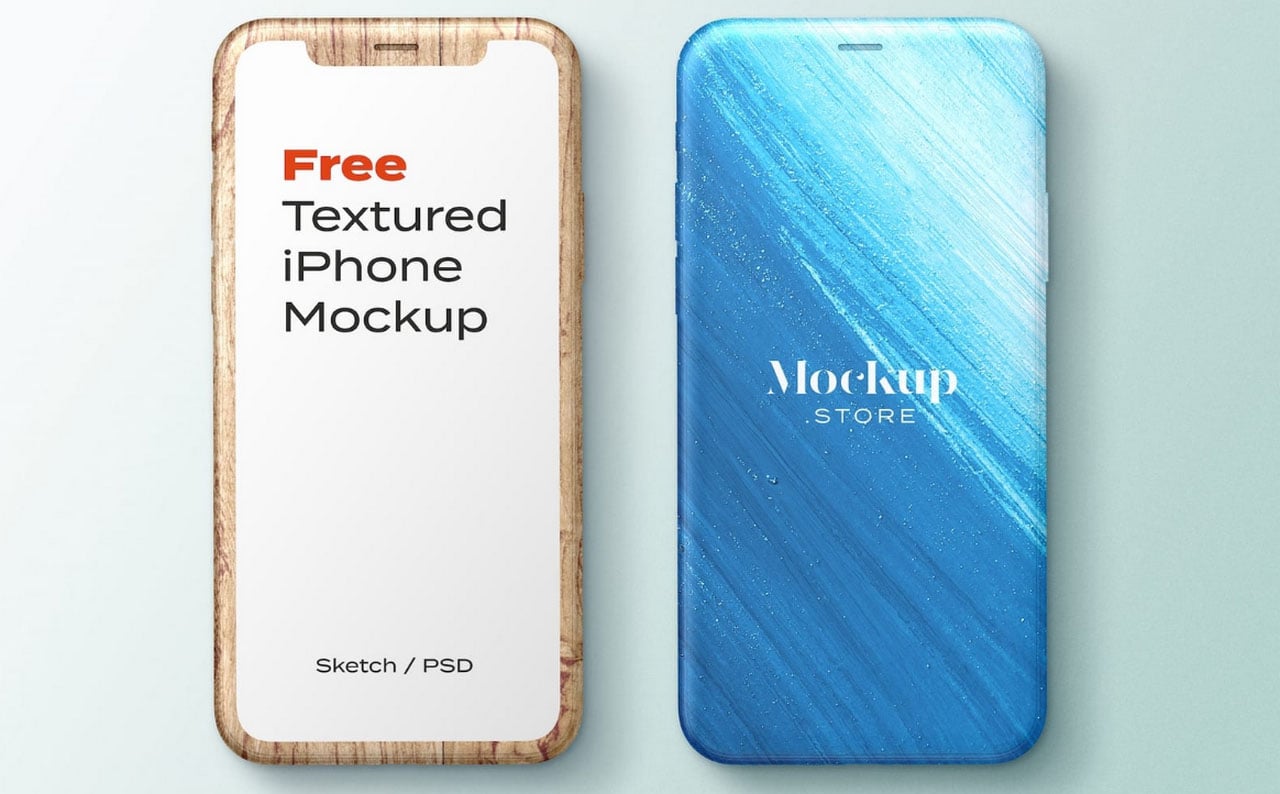 Free Textured iPhone 11 Mockup