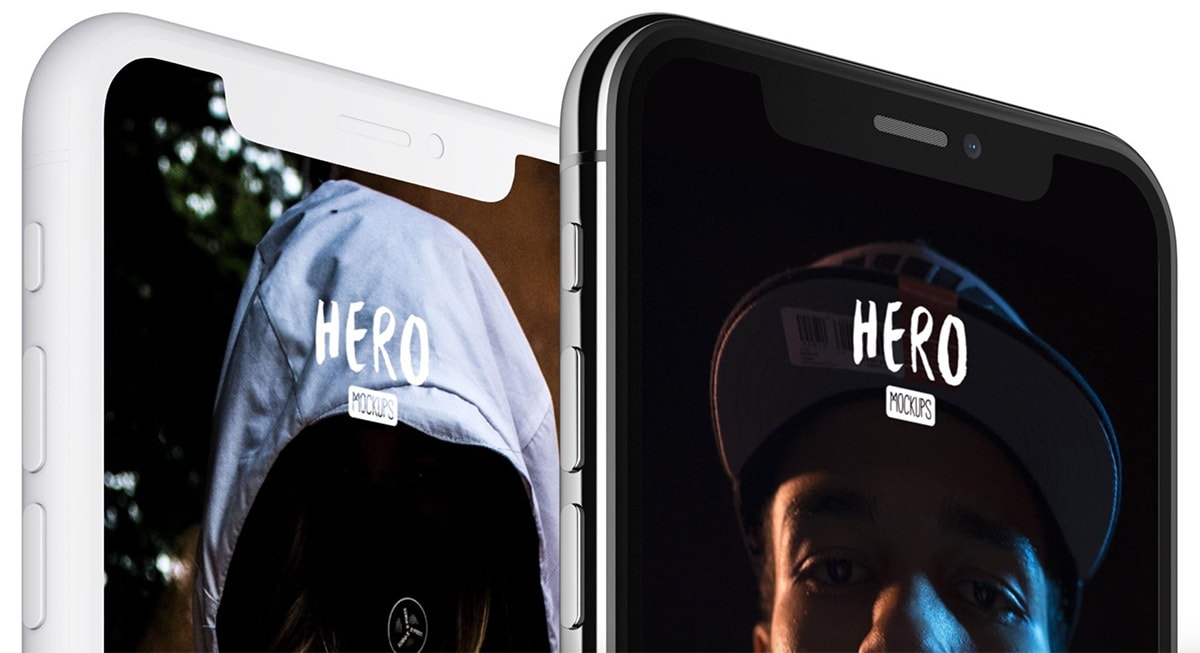 HERO iPhone X Mockups