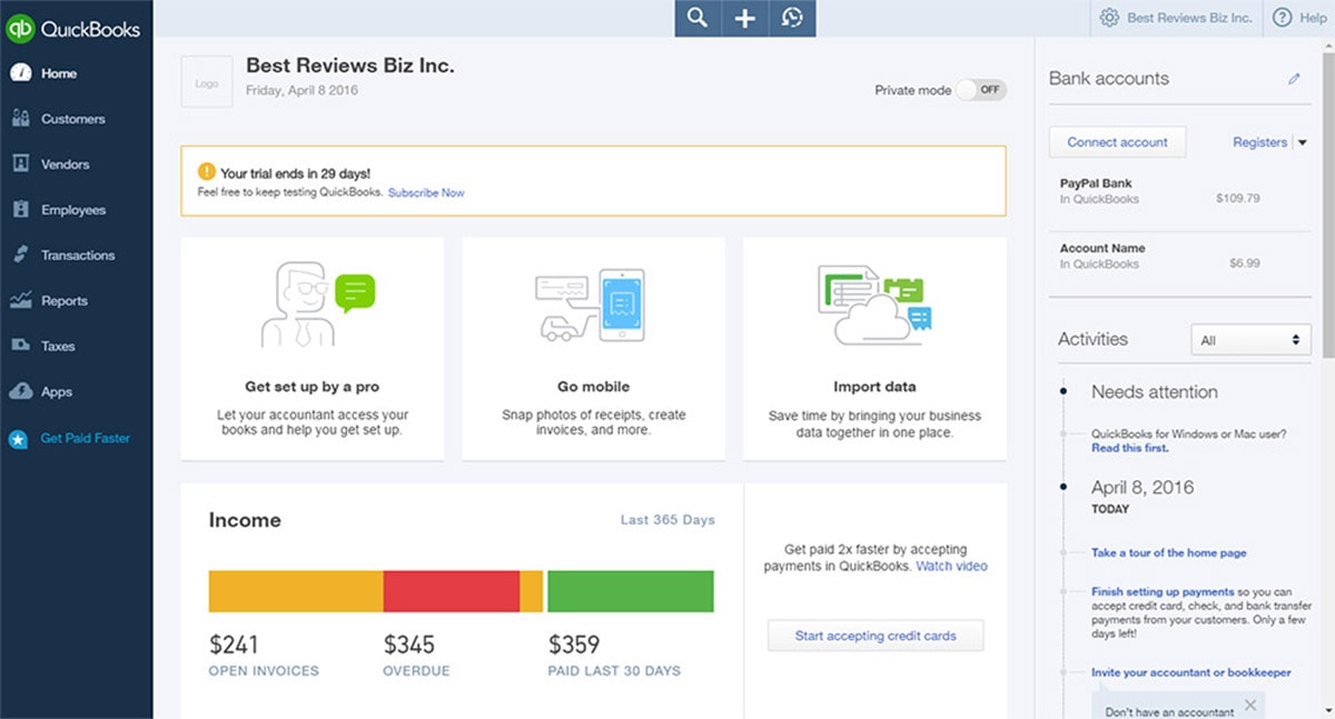 SaaS Interface Design