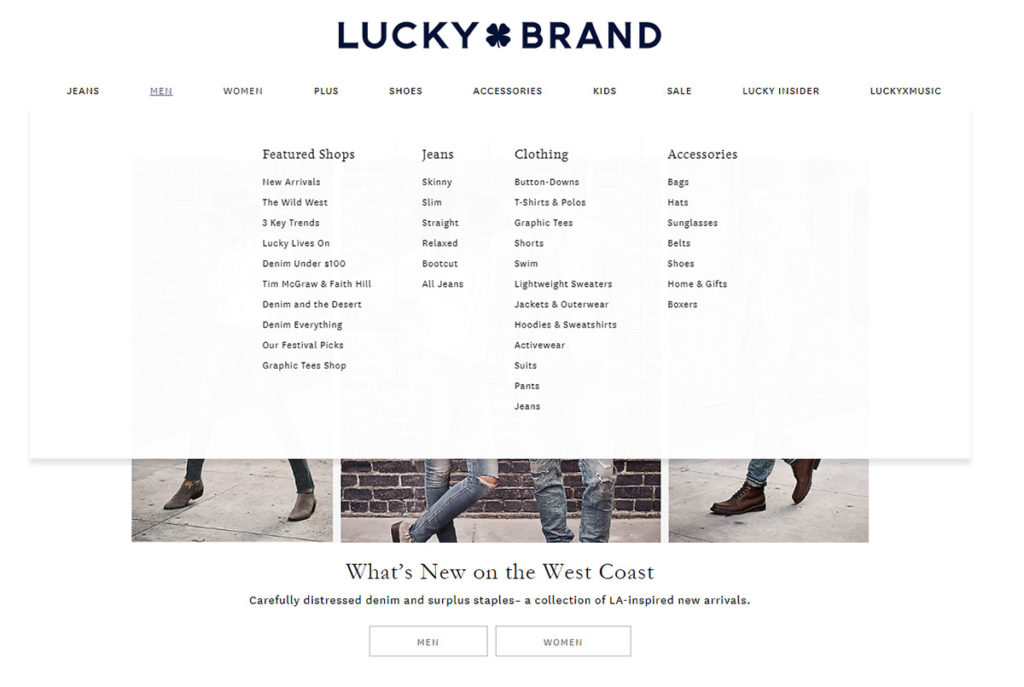 Mega Navigation Menu Design Trends in Modern Websites