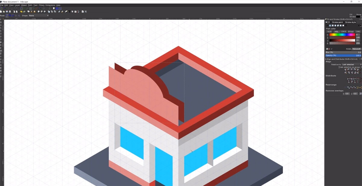 Isometric Shop Icon