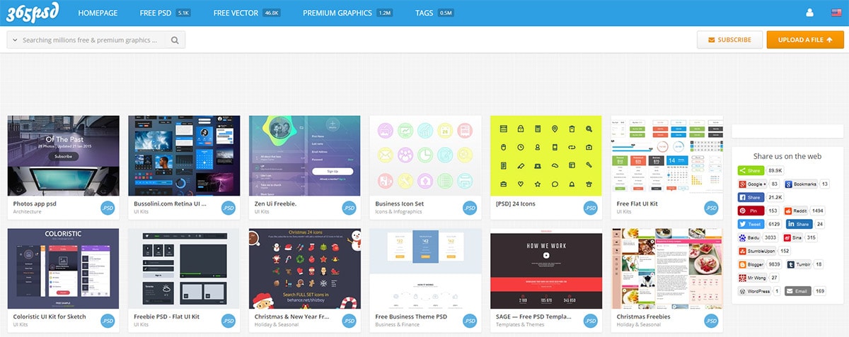 110+ Best Free PSD Website Templates - Freebiesbug