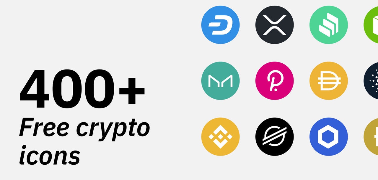 Free Cryptocurrency Icon Packs Vector Crypto Icons Designmodo