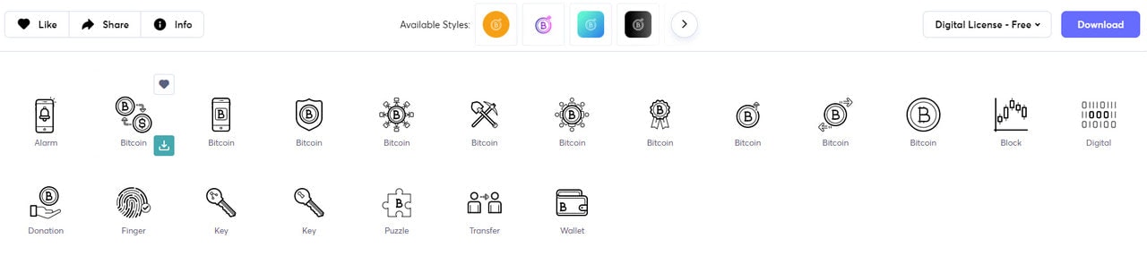 Cryptocurrency Icons