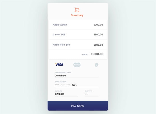 Design Tips for Mobile Checkout Screens - Designmodo