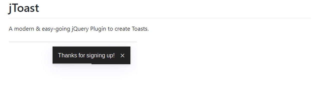 jToast