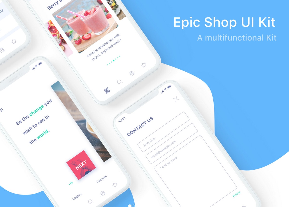 Epic Shop UI Kit by EpicCoders