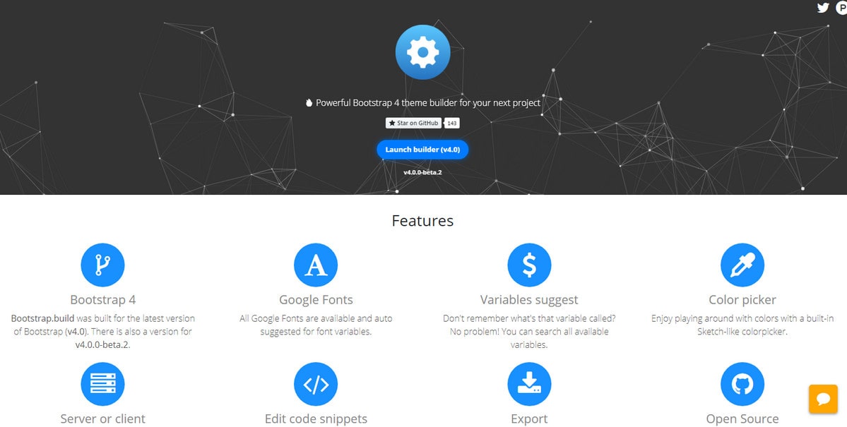 free bootstrap builder open source