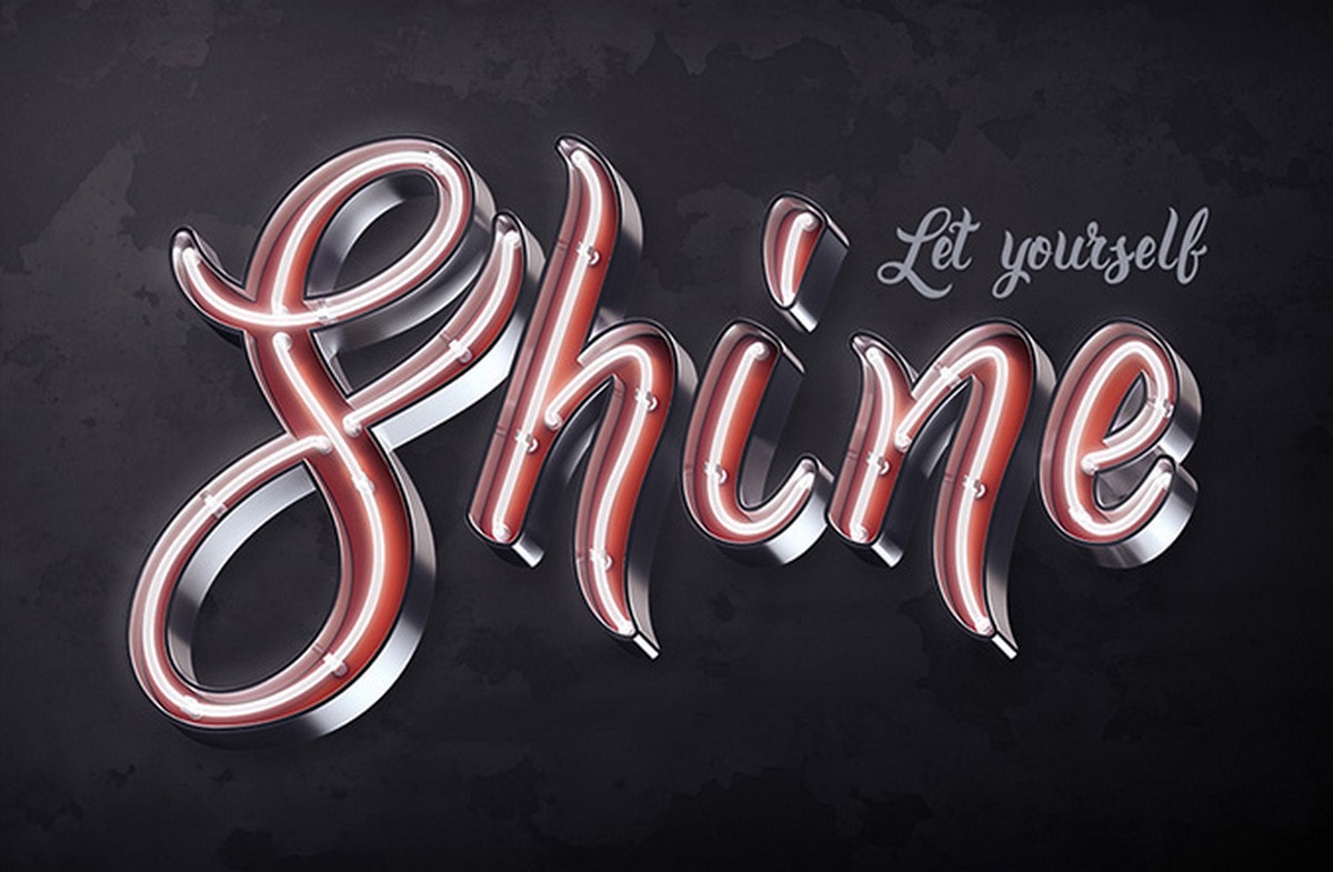 Bright Calligraphy PSD Typeface