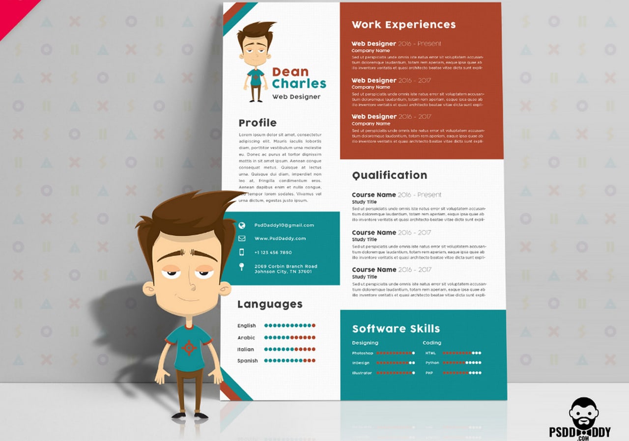 Free And Beautifully Designed Resume Templates Designmodo