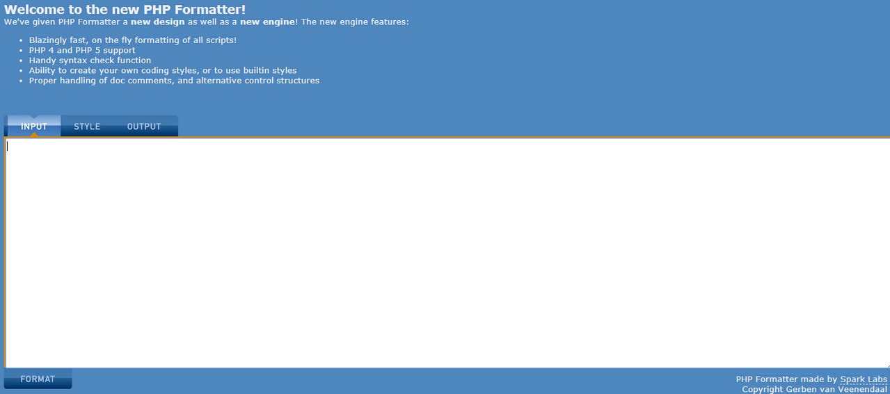 PHP Formatter