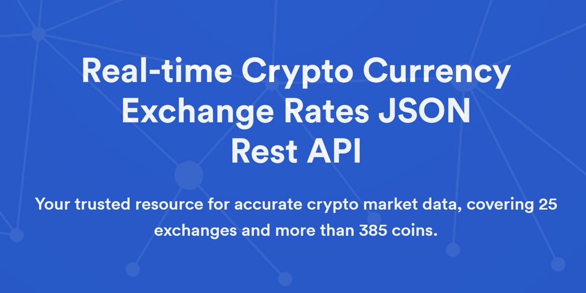 free cryptocurrency ticker based on usd json api