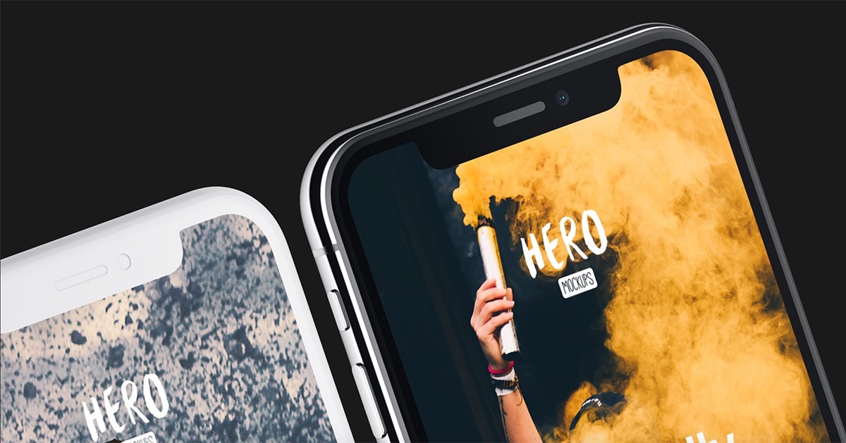 HERO iPhone X Mockups