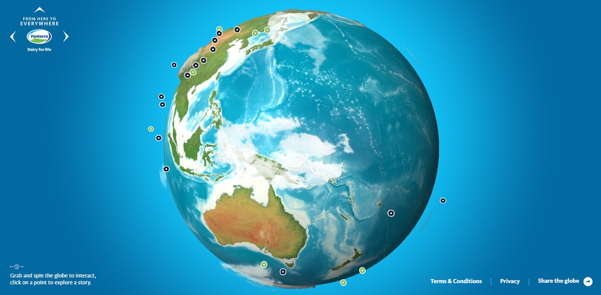 Clean 3D model of Earth