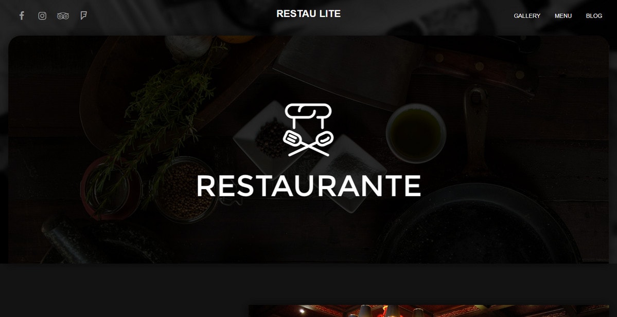 Pub or café WordPress Theme