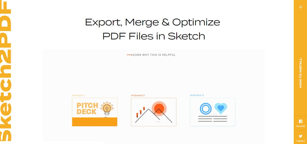 onvert Plugin that convert Sketch works into PDF files