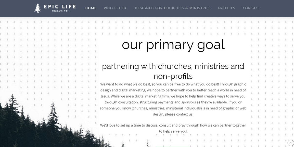 Websites with a Subtle Pattern that is Paired with Lots of Whitespace