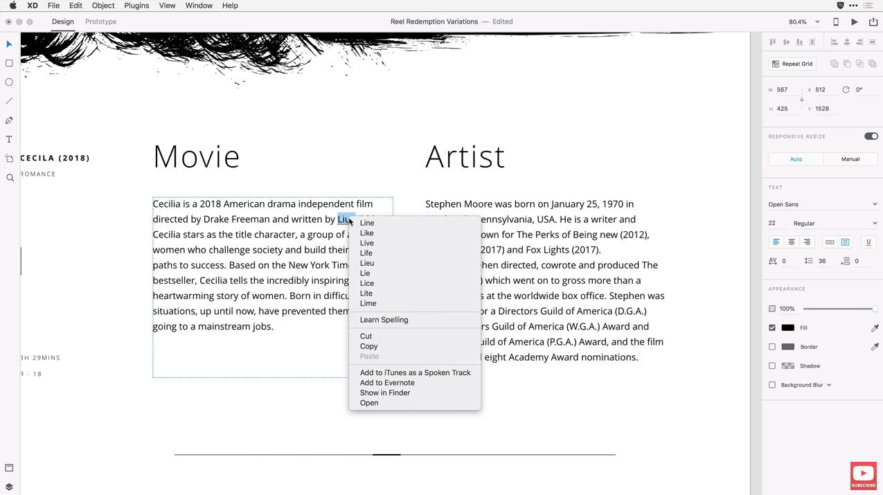 responsive resize adobe xd