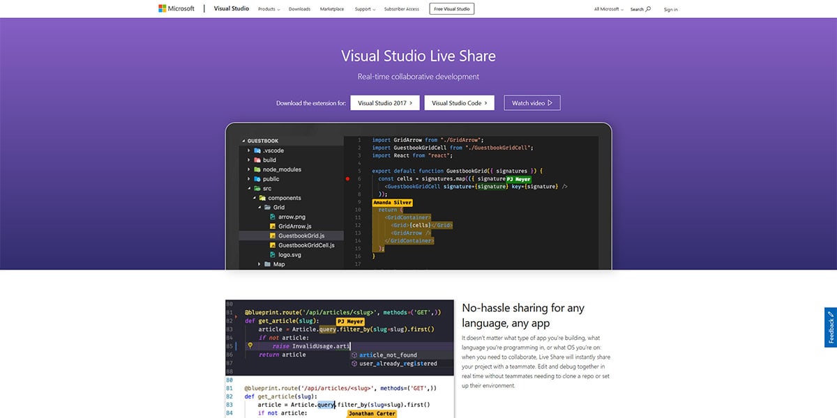 Visual Studio Collaboration