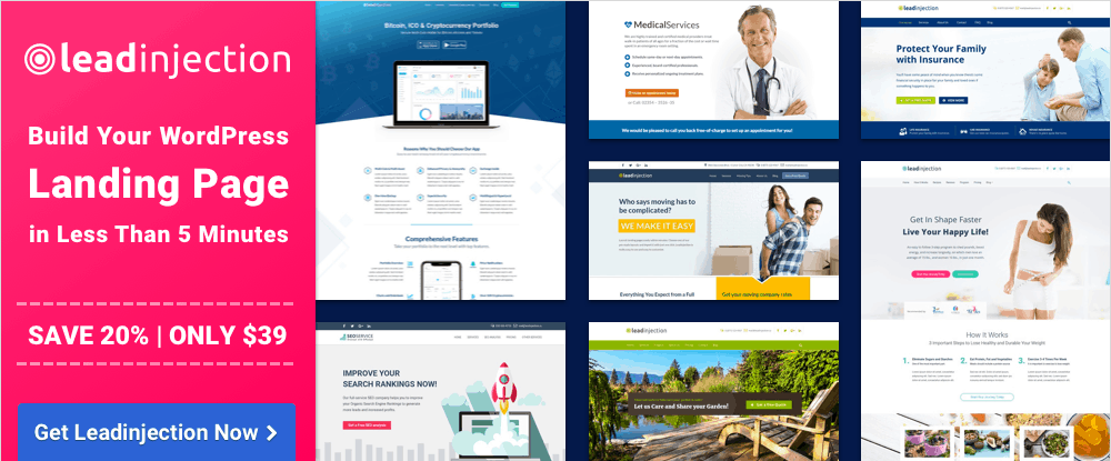 Leadinjection – Landing Page Theme