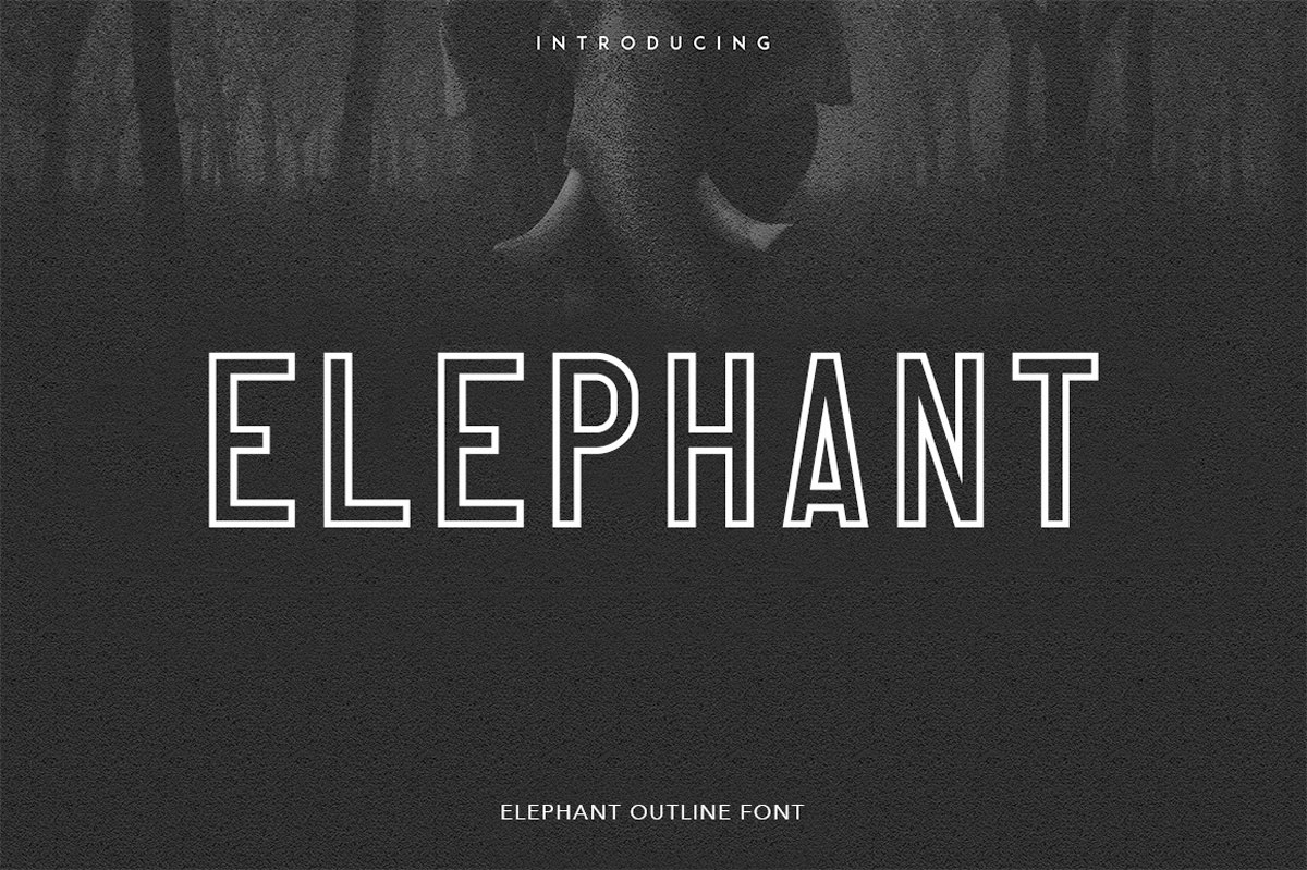 Elephant Font