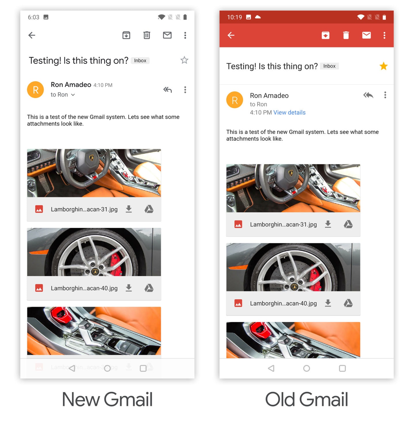 Gmail Big Redesign for Android and iOS