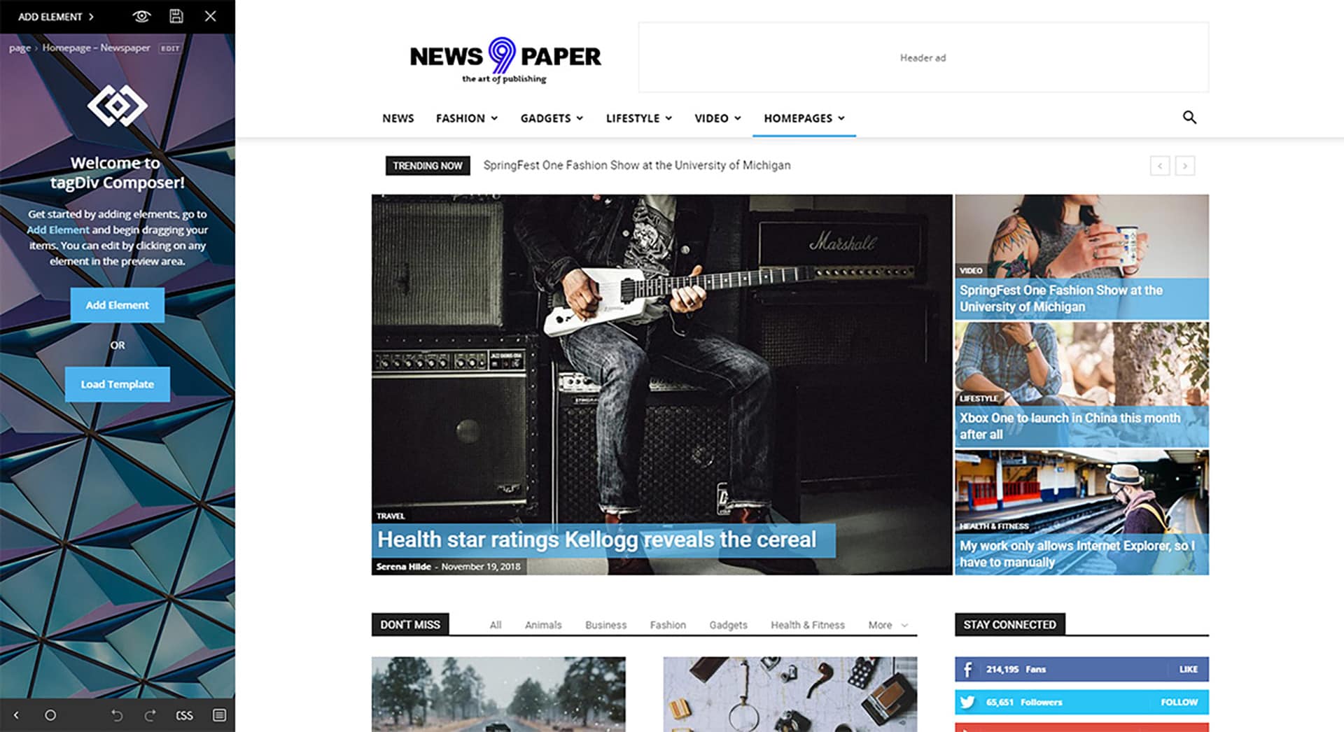 Newspaper Theme for WordPress is Packed with Features