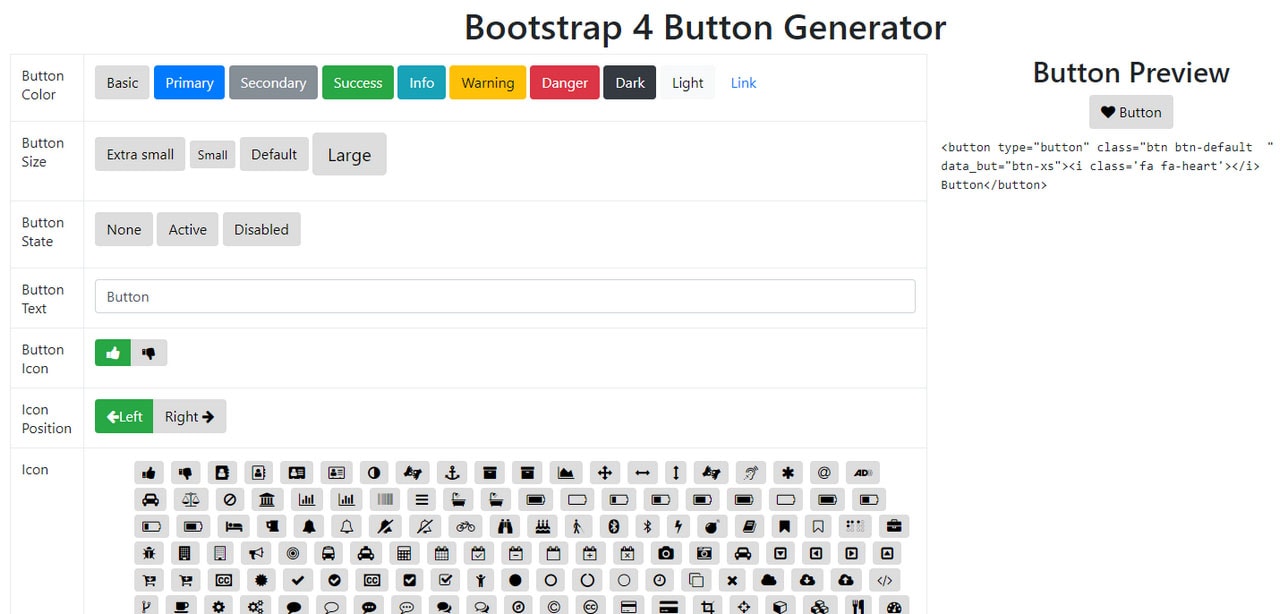 Kommandant Fernsehstation Theorie Bootstrap Button With Icon Font 