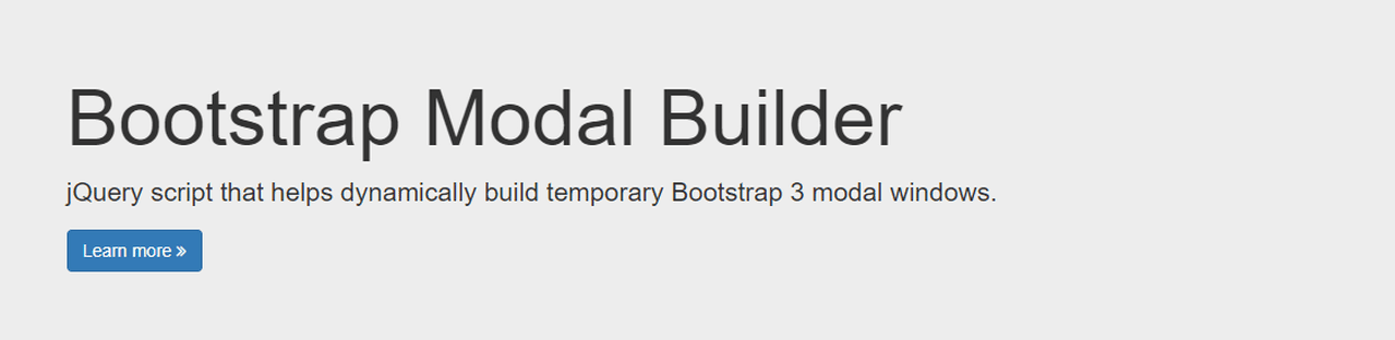 Modal Builder