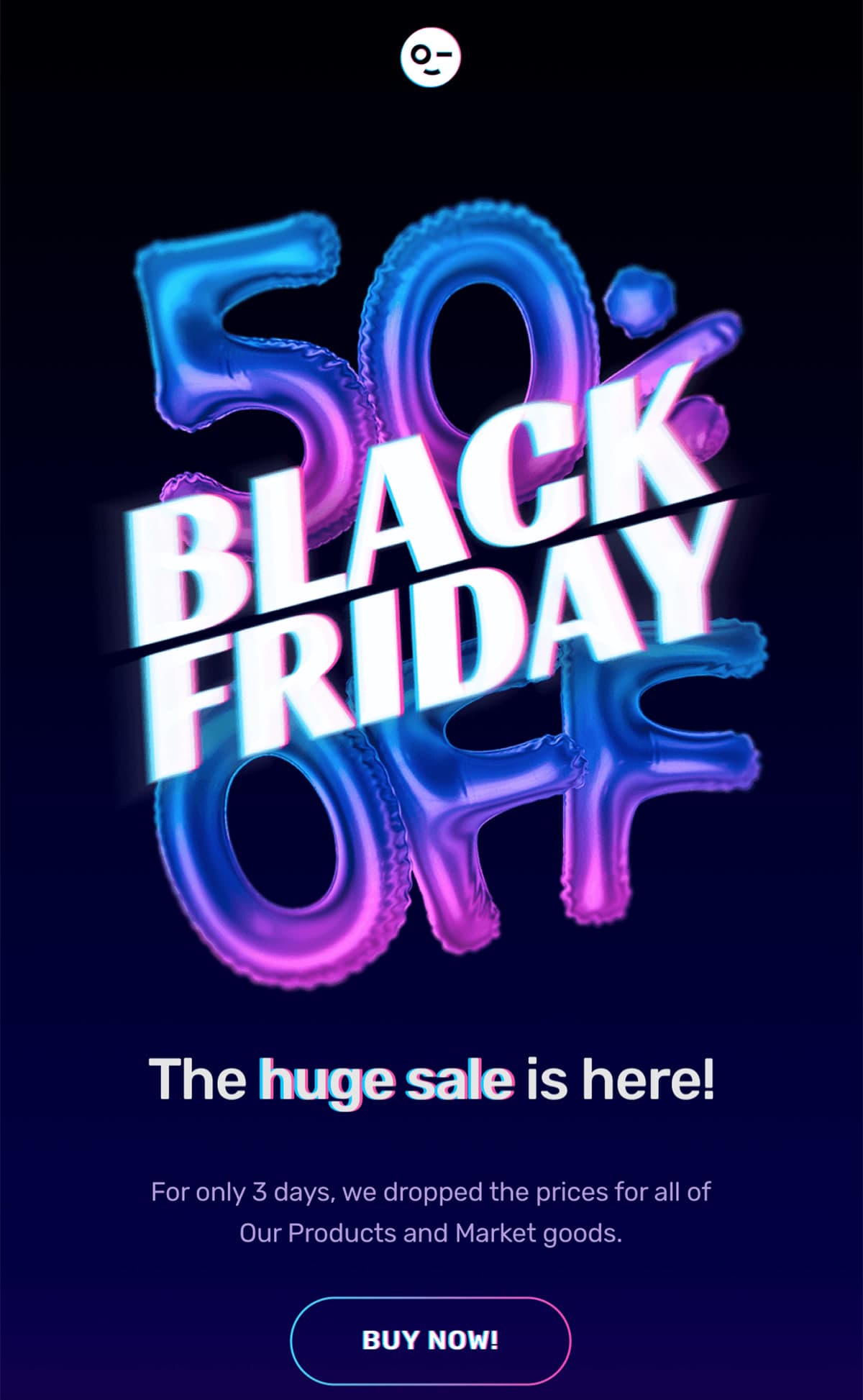 Newsletter électronique du Black Friday par Designmodo