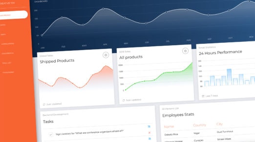 Free Bootstrap Dashboards and Landing Pages