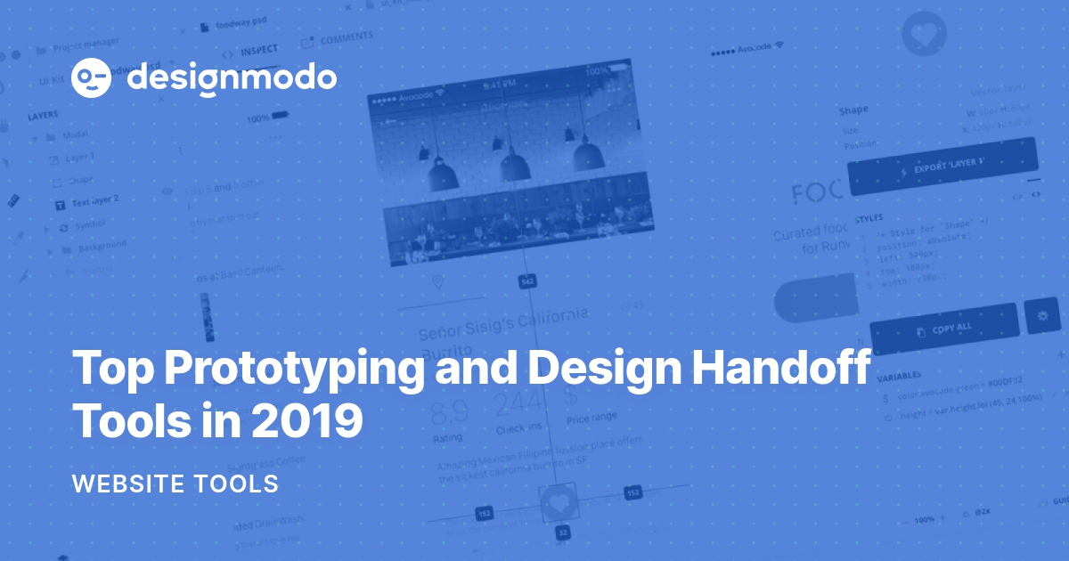 Top Prototyping and Design Handoff Tools in 2019 Designmodo