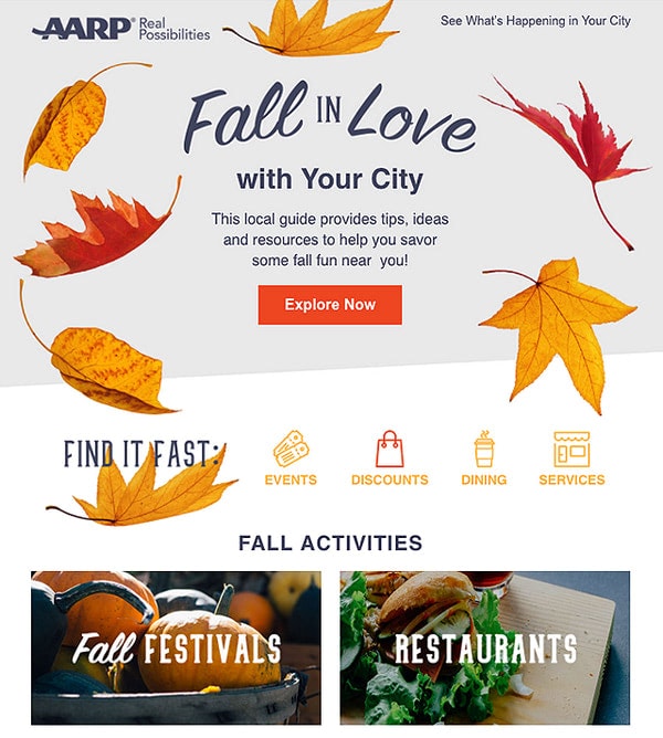 Fall Guide to Your City by AARP