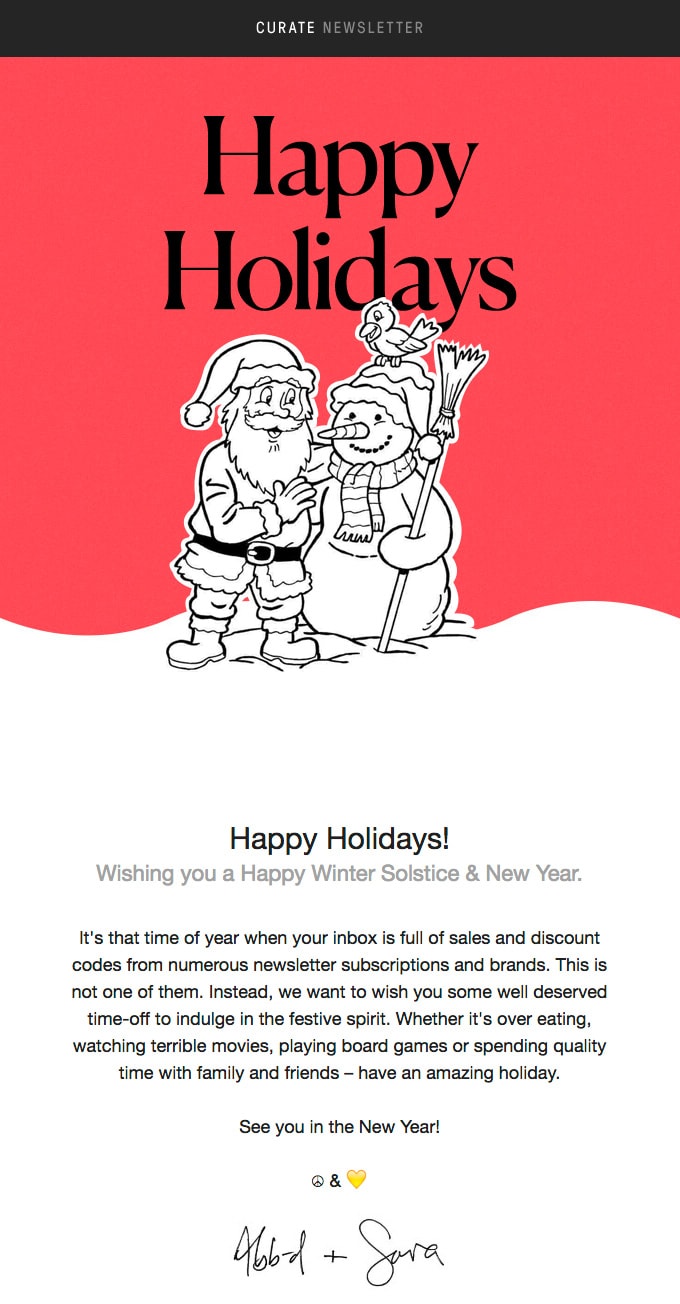 9 Examples of High Converting Christmas Email Newsletters   Subject