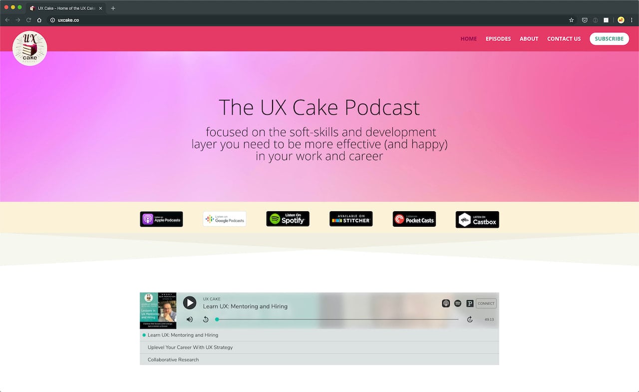 UX Cake