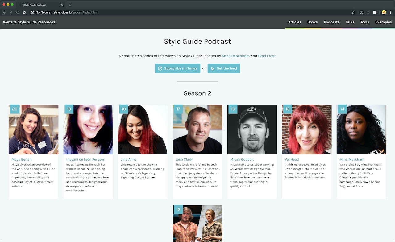 Style Guide Podcast