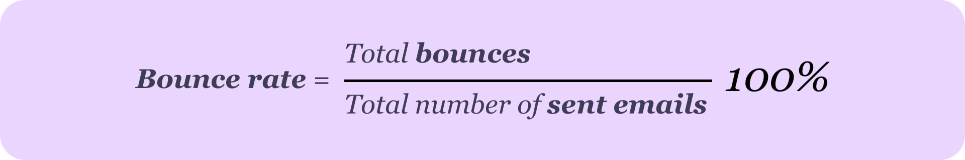 Bounce rate