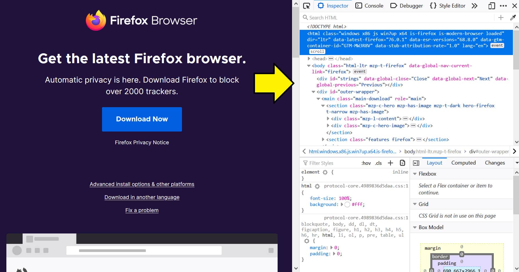 Firefox Source code