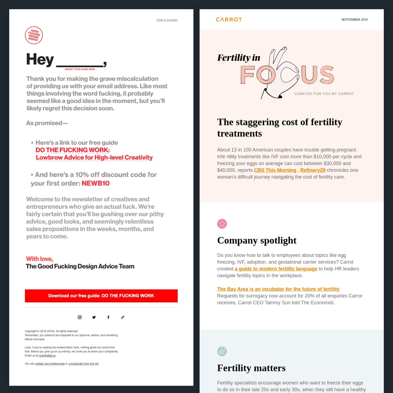 5 Email Newsletter Designs Best Practices For Beginners Designmodo