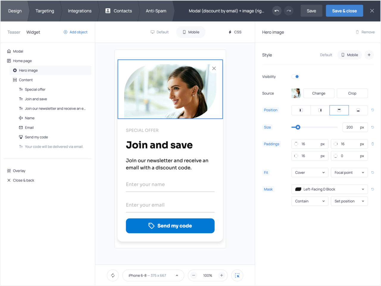 Getsitecontrol widget editor overview