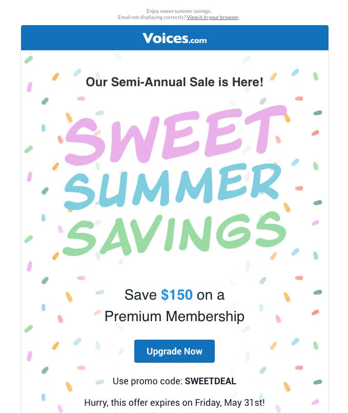 Sweet Summer Savings by Voices