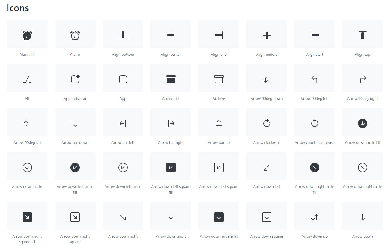 SVG Icon Library
