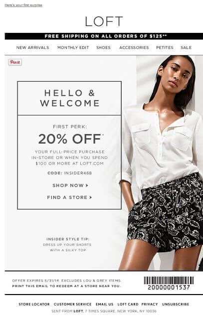 LOFT Outlet Email Newsletters: Shop Sales, Discounts, and Coupon Codes