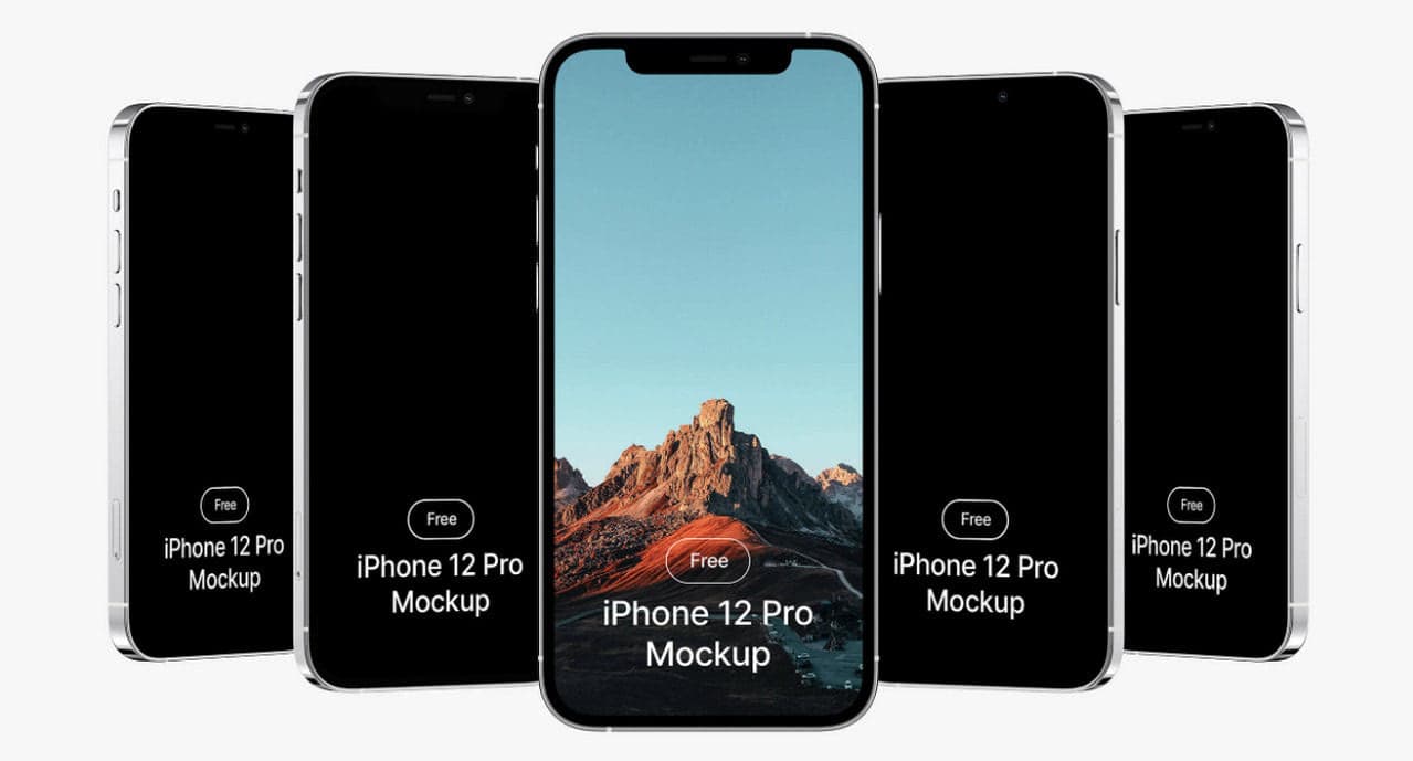 Free Iphone 12 12 Pro Max Mini And Xr Mockups Psd Sketch Ai Adobe Xd Designmodo