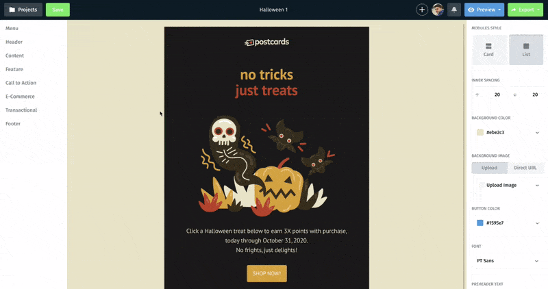 Free Halloween Gif Cards