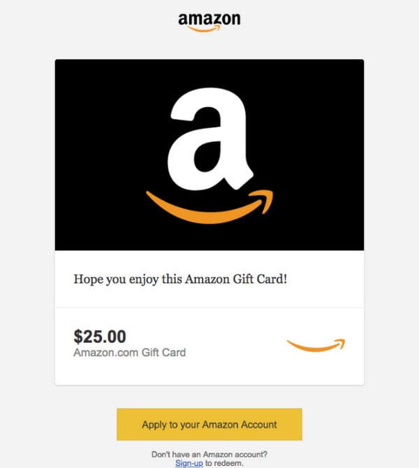 Improve Your Campaign With Gift Card Emails Best Practices And Examples Designmodo