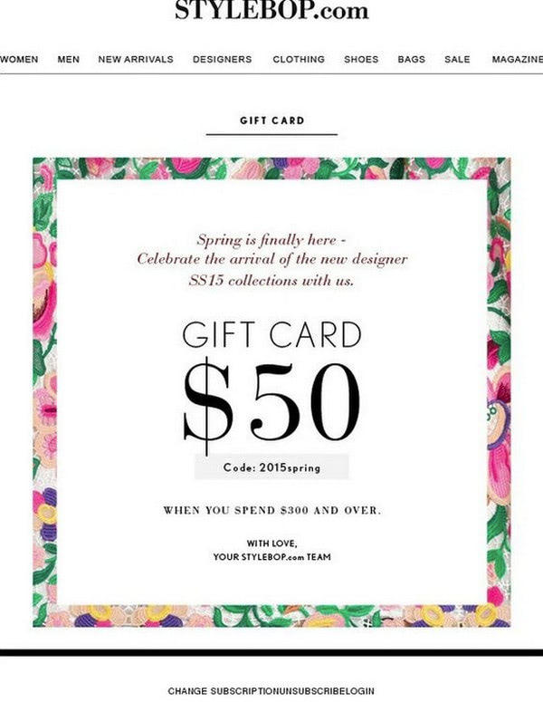 Your Gift Card Message