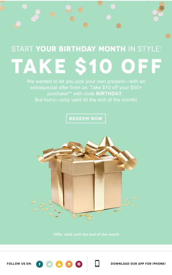 Improve your Campaign with Gift Card Emails: Best Practices and 13 Examples  - Designmodo