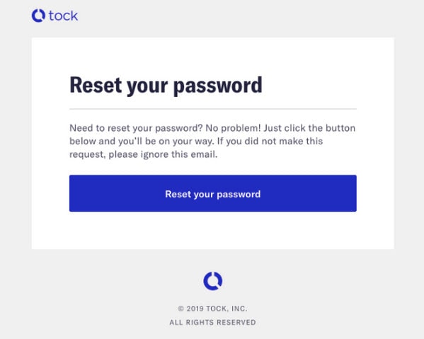 not getting my reset password from pandora